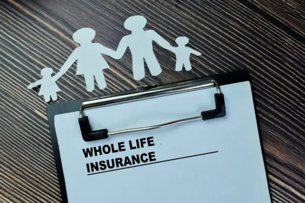Whole life insurance protecting the entire family.